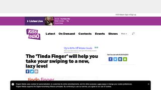 
                            9. The 'Tinda Finger' will help you take your swiping to a new, ...