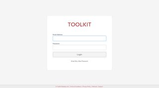 
                            2. The Toolkit : Login page