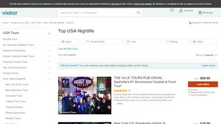 
                            10. THE TOP 10 USA Nightlife (w/Prices) - Viator.com