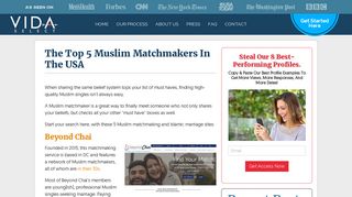
                            10. The Top 5 Muslim Matchmakers In The USA