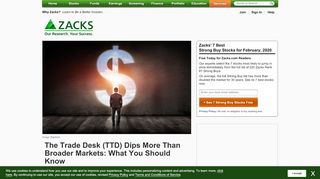 
                            12. The Trade Desk (TTD) Dips More Than Broader Markets: What You ...