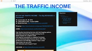 
                            2. THE TRAFFIC INCOME