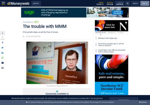 
                            5. The trouble with MMM - Moneyweb