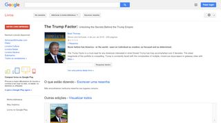 
                            12. The Trump Factor: Unlocking the Secrets Behind the Trump Empire - Resultado da Pesquisa de livros Google