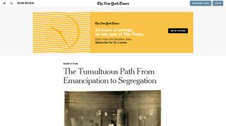 
                            8. The Tumultuous Path From Emancipation to Segregation - The New ...