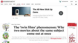 
                            6. The 'twin films' phenomenon: Why two movies about the same subject ...