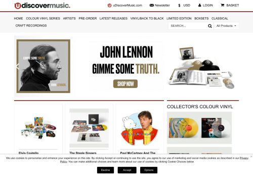 
                            7. The uDiscover Music Store