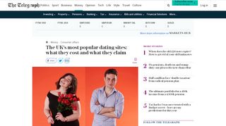 
                            10. The UK's most popular dating sites: what they cost and what they claim