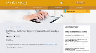 
                            13. The Ultimate Guide: Baby Bonus in Singapore ( Payout, Schedule, CDA)
