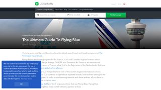 
                            12. The Ultimate Guide To Flying Blue | LoungeBuddy