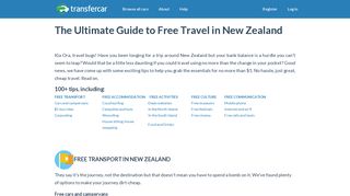 
                            11. The Ultimate Guide to Free Travel in New Zealand - Transfercar