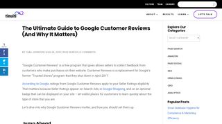 
                            2. The Ultimate Guide to Google Customer Reviews (And Why It Matters)