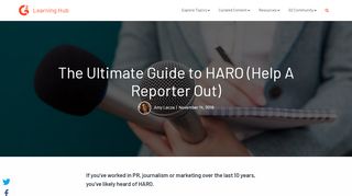 
                            13. The Ultimate Guide to HARO (Help A Reporter Out)