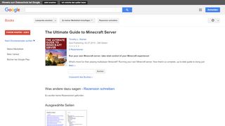 
                            8. The Ultimate Guide to Minecraft Server