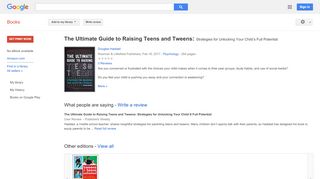 
                            12. The Ultimate Guide to Raising Teens and Tweens: Strategies for ...
