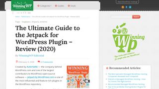 
                            9. The Ultimate Guide to the Jetpack for WordPress Plugin - Reviewed ...