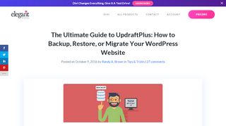 
                            13. The Ultimate Guide to UpdraftPlus: How to Backup, Restore, or ...