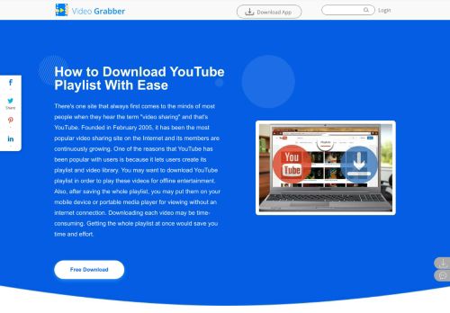 
                            9. The Ultimate Solution to Download YouTube Playlist - Video Grabber