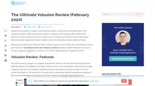 
                            9. The Ultimate Volusion Review (February 2019)