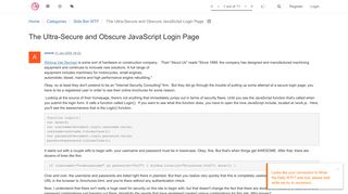 
                            4. The Ultra-Secure and Obscure JavaScript Login Page - What the Daily ...