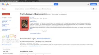 
                            10. The Undiscovered Expressionist: A Life of Marie-Louise Von Motesiczky