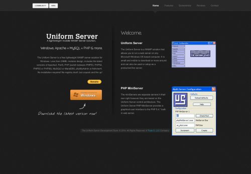 
                            4. The Uniform Server