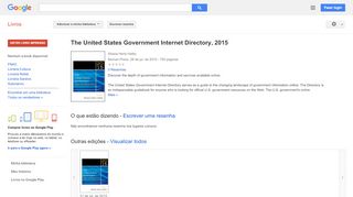 
                            6. The United States Government Internet Directory, 2015