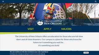 
                            10. The University of New Orleans: Homepage