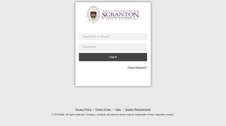 The University of Scranton - Classroom Login