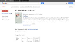 
                            4. The UNIXTM System Guidebook