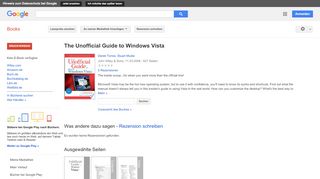 
                            12. The Unofficial Guide to Windows Vista