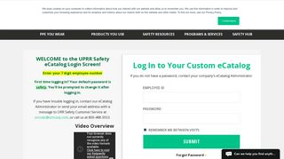 
                            4. the UPRR Safety eCatalog Login Screen! - ORR Safety