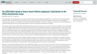 
                            9. The US$8 billion Spend to Secure Smart Utilities Inadequate ...