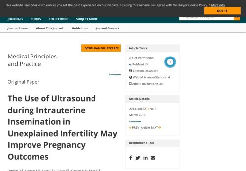 
                            11. The Use of Ultrasound during Intrauterine Insemination in ...