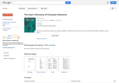 
                            9. The User's Directory of Computer Networks