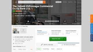 
                            11. The Vallabh Vidhyanagar Commercial Co.Op.Bank LTD. - Justdial
