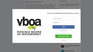 
                            9. The VBOA will no longer be providing... - Virginia Board of ... - Facebook