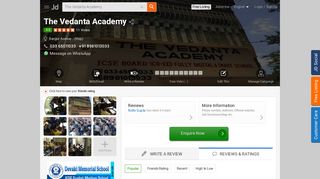 
                            8. The Vedanta Academy, Bangur Avenue - Schools in Kolkata - Justdial