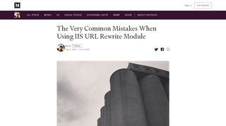 
                            2. The Very Common Mistakes When Using IIS URL Rewrite Module