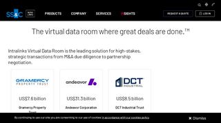 
                            10. The virtual data room where great deals are done.™ | Intralinks