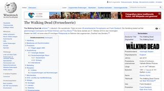 
                            9. The Walking Dead (Fernsehserie) – Wikipedia