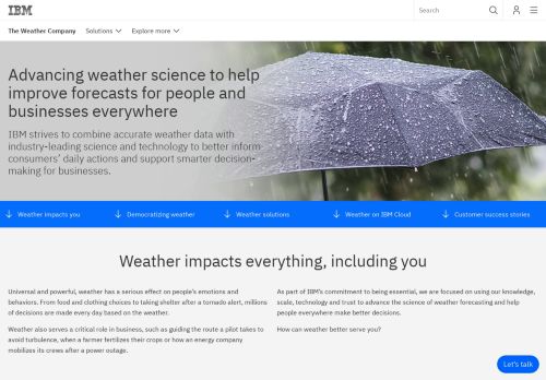 
                            8. The Weather Company | The Most Accurate & Reliable Weather Data ...