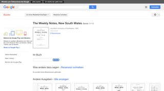 
                            7. The Weekly Notes, New South Wales