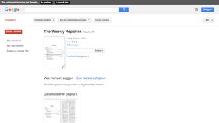 
                            7. The Weekly Reporter