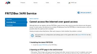 
                            7. The wireless guest access cannot be used to access the internet ...