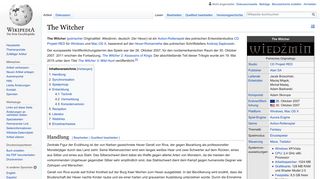 
                            3. The Witcher – Wikipedia