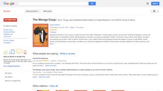 
                            11. The Wonga Coup: Guns, Thugs, and a Ruthless Determination to Create ...