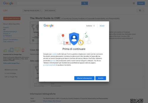 
                            12. The World Guide to CSR: A Country-by-Country Analysis of Corporate ... - Risultati da Google Libri