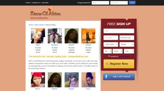 
                            2. The World's No.1 African Dating Site - KissesofAfrica.com