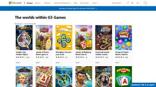 
                            5. The worlds within G5 Games - Microsoft Store